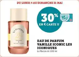 Super U Eau de parfum vanille iconic les iconiques offre