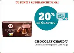 Super U Chocolat chaud u offre