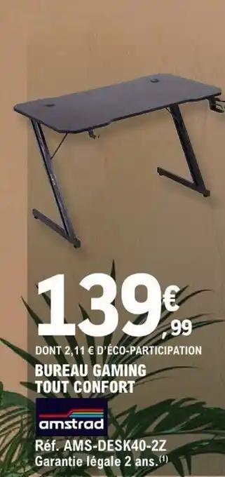 Bureau gaming tout confort