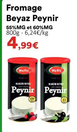 Hmarket Nefis fromage beyaz peynir offre
