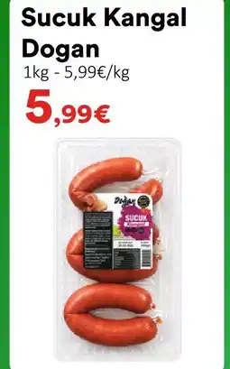 Hmarket Dogan sucuk kangal offre