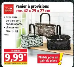 Norma Casa royale panier à provisions env. 42 x 29 x 27 cm offre