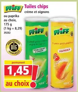 Norma Pfiff tuiles chips offre