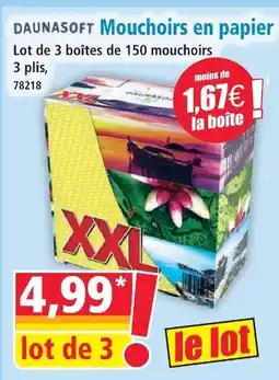 Norma Daunasoft mouchoirs en papier offre