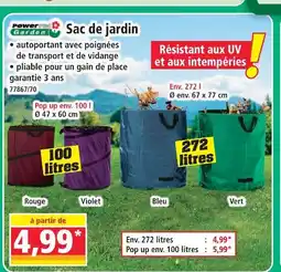 Norma Powertec garden sac de jardin offre