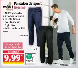 Norma Maui sports pantalon de sport homme offre