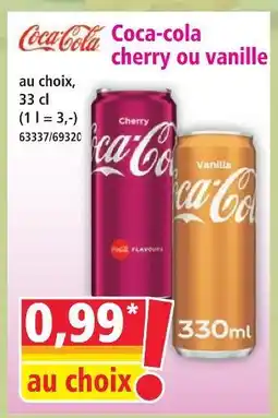 Norma Coca-cola coca-cola cherry ou vanille offre
