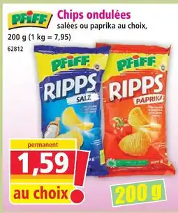 Norma Pfiff chips ondulées offre