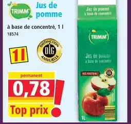 Norma Trimm jus de pomme offre