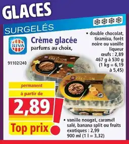 Norma Riva crème glacée double chocolat offre