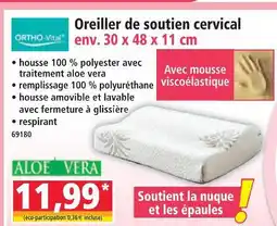 Norma Ortho-vital oreiller de soutien cervical offre