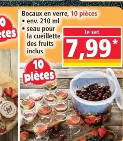 Norma Bocaux en verre offre