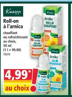 Norma Kneipp roll-on à l'arnica offre