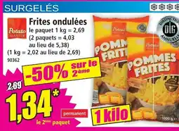 Norma Potato master frites ondulées offre