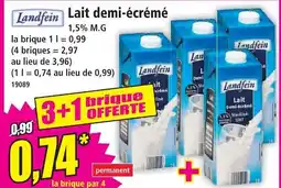 Norma Landfein lait demi-écrémé offre