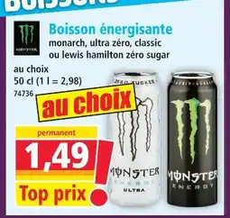 Norma Monster boisson énergisante offre