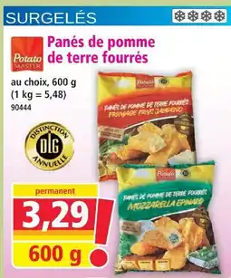 Norma Potato master panés de pomme de terre fourrés offre