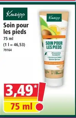 Norma Kneipp soin pour les pieds offre