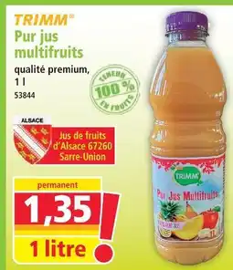 Norma Trimm pur jus multifruits offre