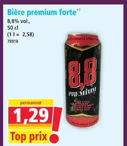 Norma 8.8 premium bière premium forte offre