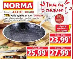 Norma Poêle hybride en acier quantum offre