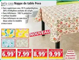 Norma Bella casa nappe de table peva offre