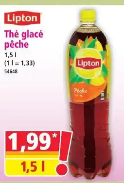 Norma Lipton thé glacé pêche offre