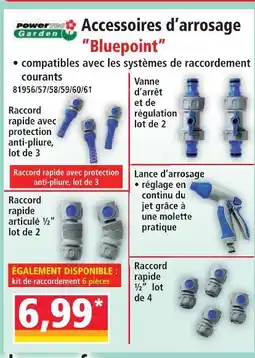 Norma Power garden accessoires d’arrosage ”bluepoint” offre