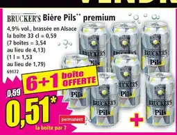 Norma Brucker's bière pils premium offre