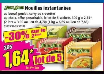 Norma Yum yum nouilles instantanées offre