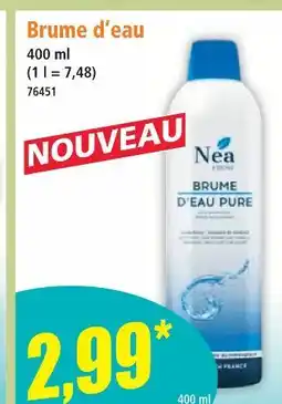 Norma Nea brume d'eau offre
