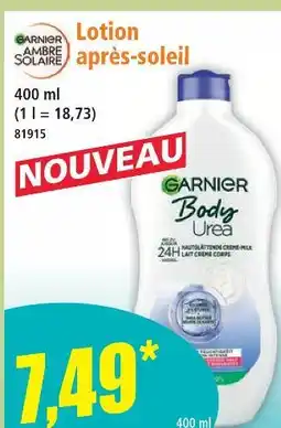 Norma Garnier lotion après-soleil offre