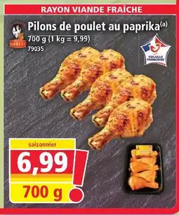 Norma Seber pilons de poulet au paprika offre