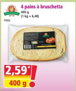 Norma 4 pains à bruschetta offre