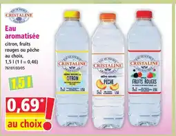 Norma Cristaline eau aromatisée offre