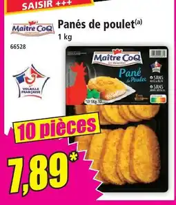 Norma Maître coq panés de poulet offre