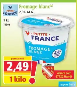 Norma Petite france fromage blanc offre