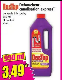 Norma Destop déboucheur canalisation express offre