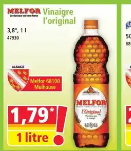 Norma Melfor vinaigre l'original offre