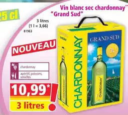 Norma Grand sud vin blanc sec chardonnay offre