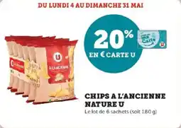 Super U Chips a l'ancienne nature u offre
