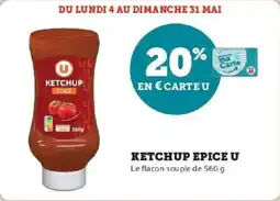 Super U Ketchup epice u offre