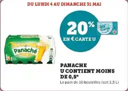 Super U Panache u contient moins offre