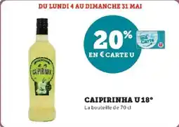 Super U Caipirinha u18° offre