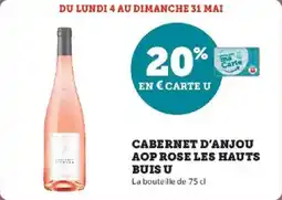 Super U Cabernet d'anjou aop rose les hauts buis u offre