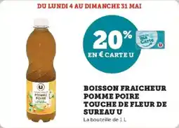 Super U Boisson fraicheur touche de fleur de sureau u offre