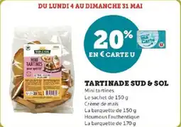 Super U Tartinade sud & sol offre