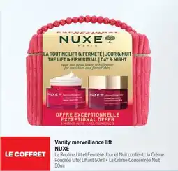 Carrefour Vanity merveillance lift nuxe offre