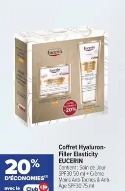 Carrefour Coffret hyaluron filler elasticity eucerin offre
