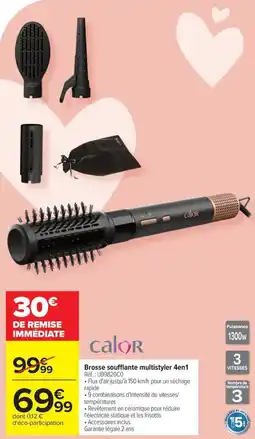Carrefour Brosse soufflante multistyler 4en1 offre